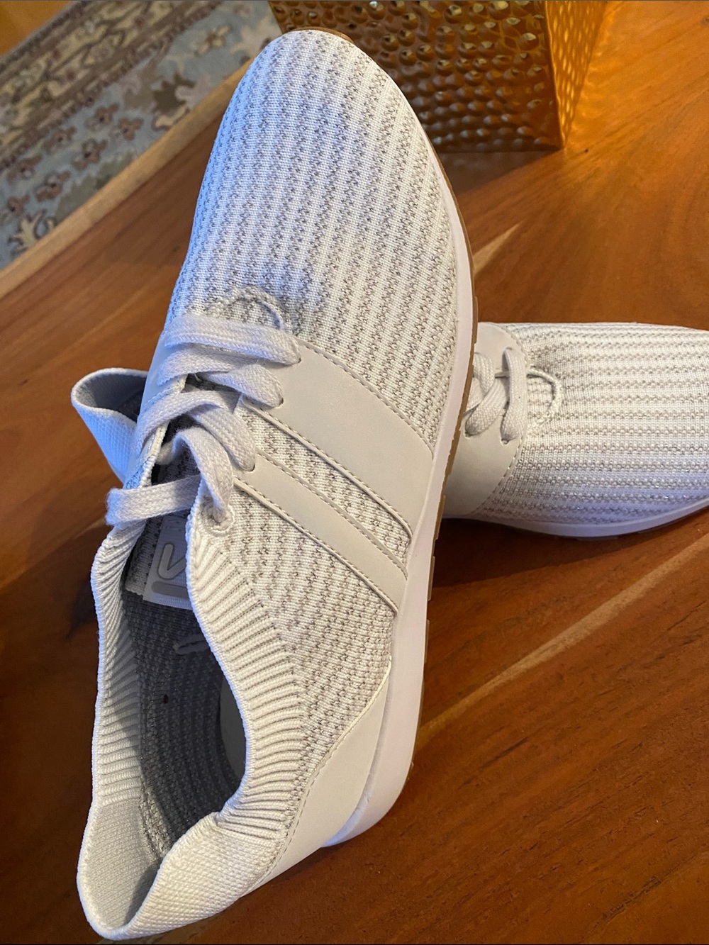 2 for $15 GAP White Knit Lace-Up Men's Sneakers